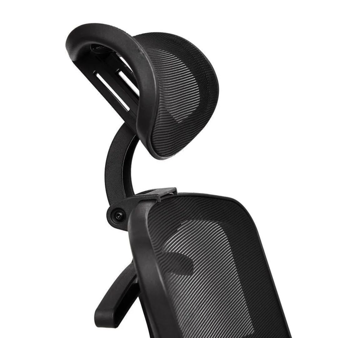 Кресло для руководителя MESH-6, ткань/сетка, черное / Кресла для руководителей №6