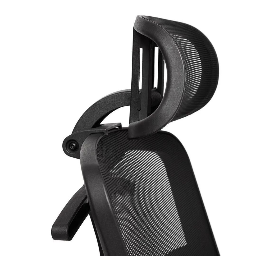 Кресло для руководителя MESH-6, ткань/сетка, черное / Кресла для руководителей №7