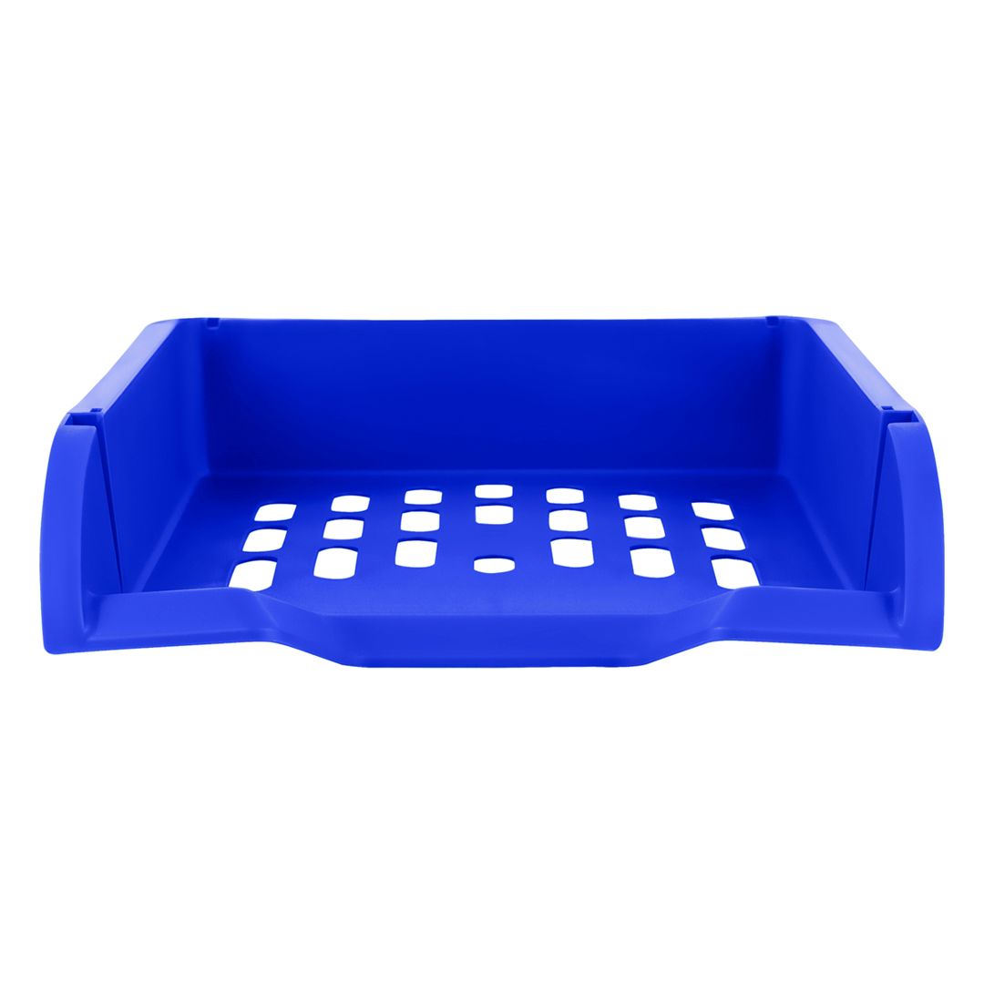 Лоток горизонтальный Стамм "Лидер", 255*340*70 мм, синий / Лотки горизонтальные №3 oe.kz Лоток горизонтальный Стамм "Лидер", 255*340*70 мм, синий / Лотки горизонтальные №3