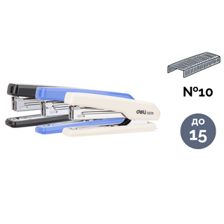 15 параққа дейін қапсырмалағыш степлер Deli №10, пластик, ассорти / Степлерлер oe.kz 15 параққа дейін қапсырмалағыш степлер Deli №10, пластик, ассорти / Степлерлер