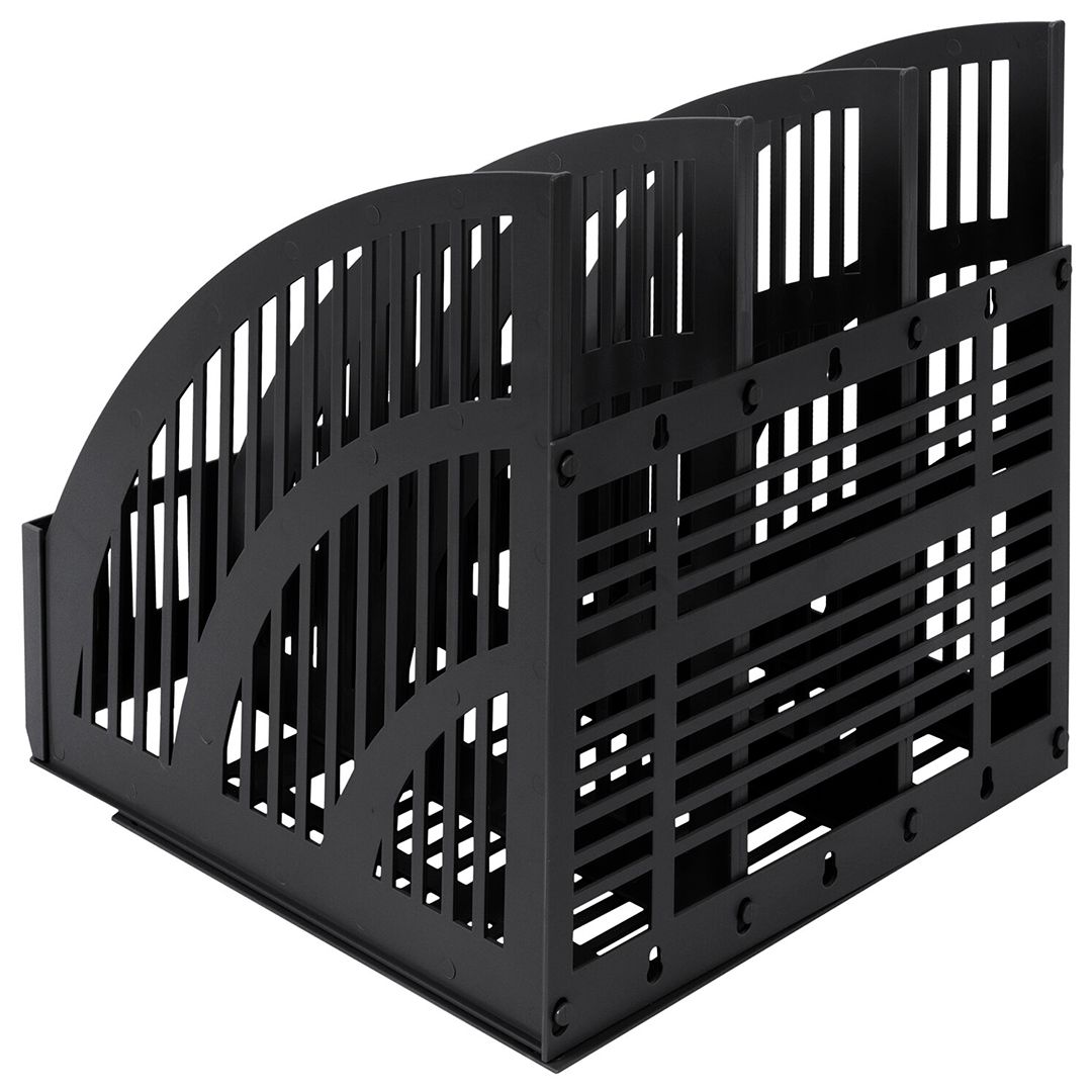 Лоток секционный вертикальный Brauberg "Energy", 3 секции, черный / Лотки секционные №3 oe.kz Лоток секционный вертикальный Brauberg "Energy", 3 секции, черный / Лотки секционные №3