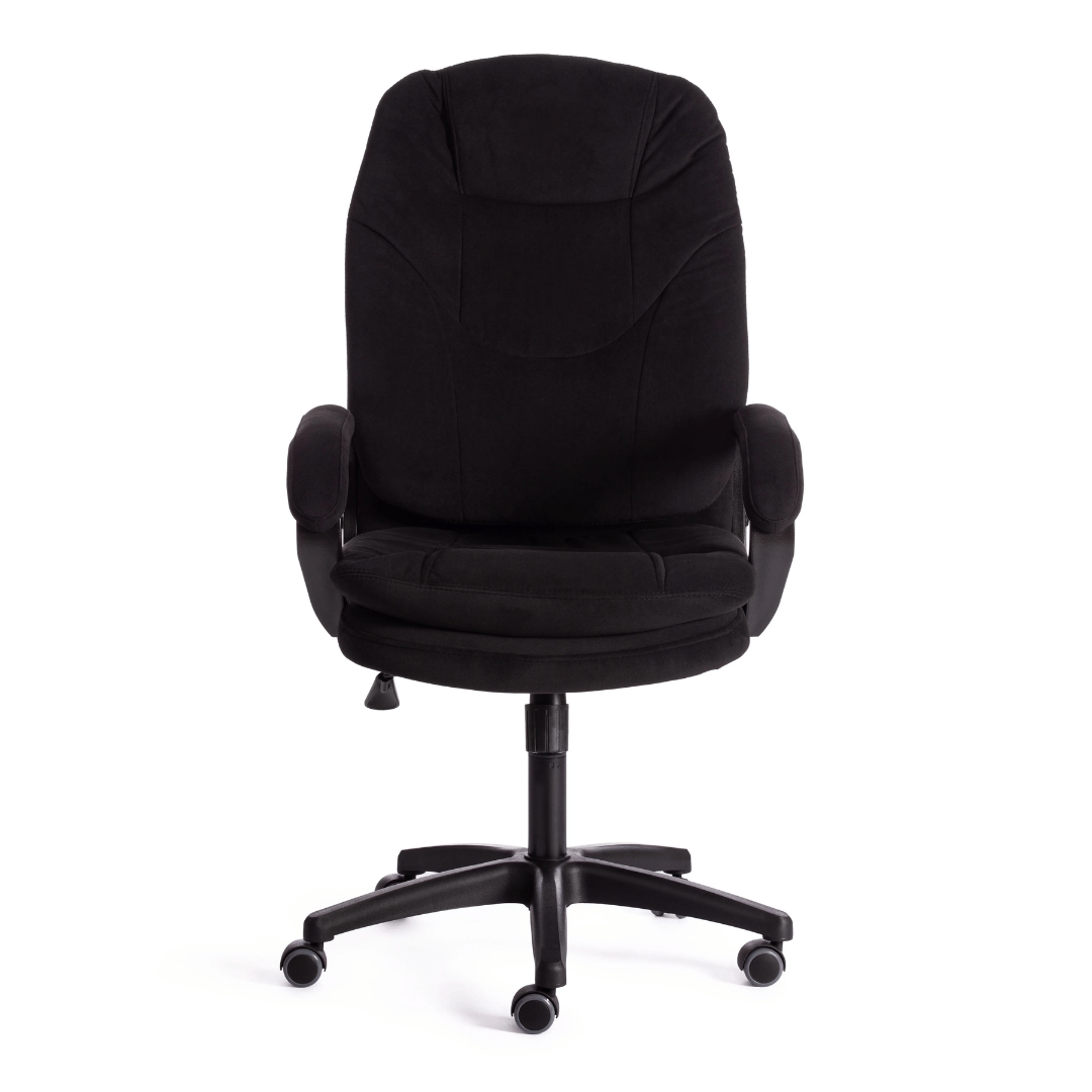 Кресло для руководителя Comfort LT, флок, черное / Кресла для руководителей №4 oe.kz Кресло для руководителя Comfort LT, флок, черное / Кресла для руководителей №4