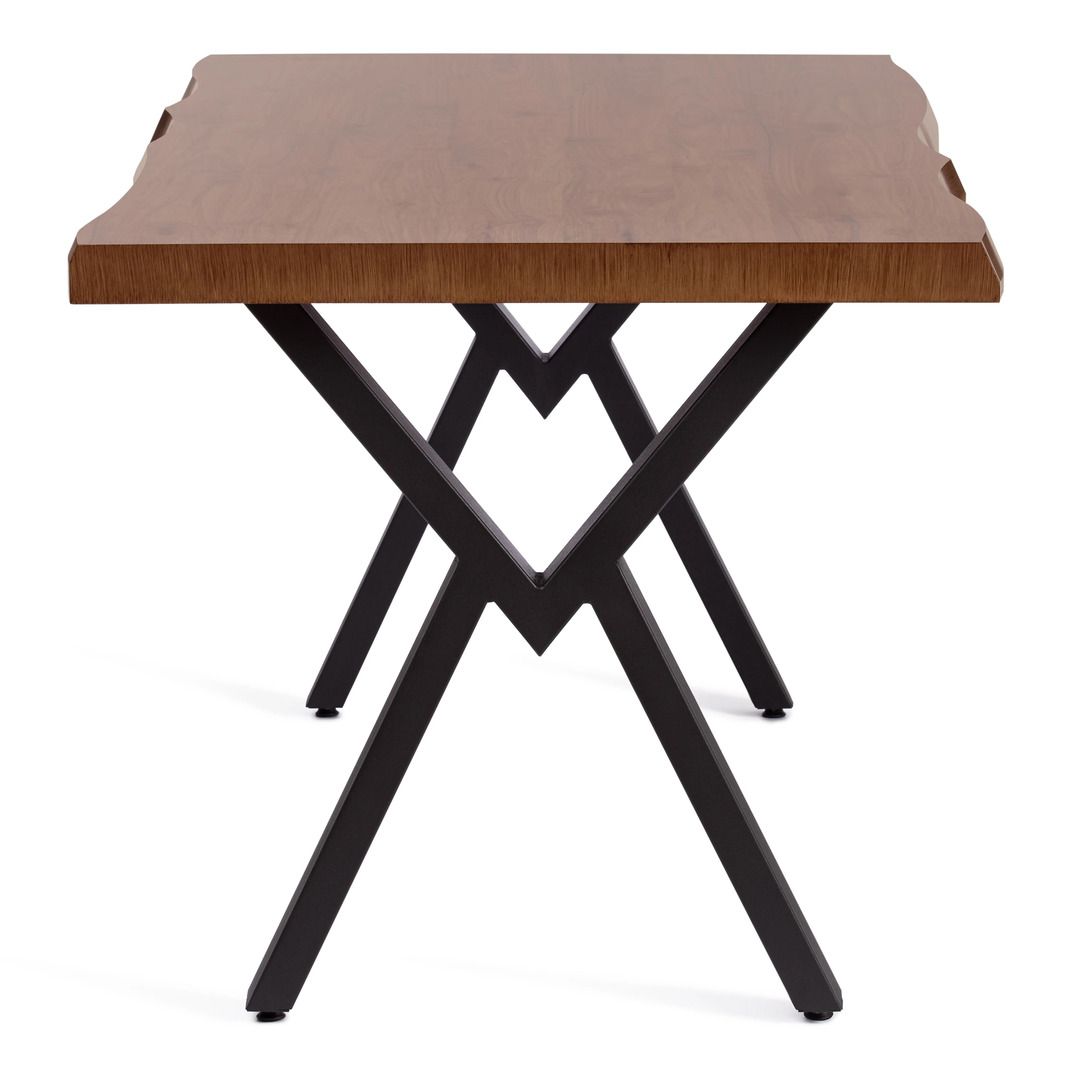 Стол кухонный Effron, металл/дерево, 1400*800*750 мм, коричневый / Столы №2