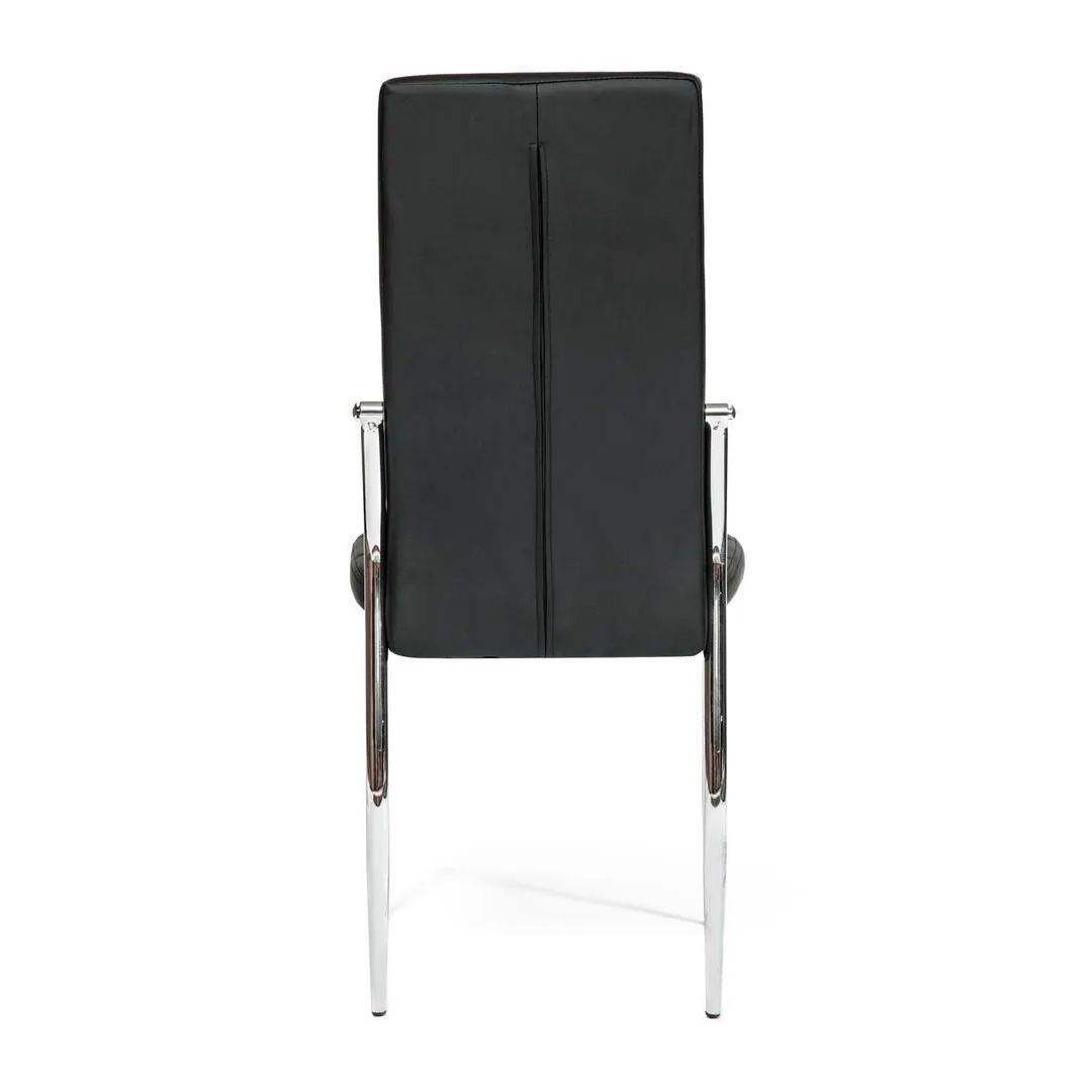 Стул Elfo, металл/экокожа, цвет черный / Стулья №4