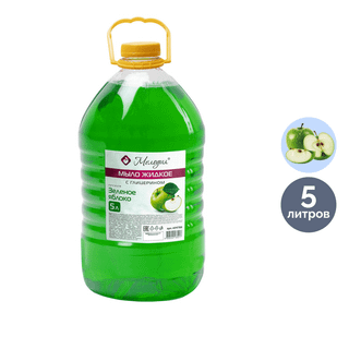 Сұйық сабын Мелодия "Жасыл алма", 5 л, ПЭТ / Сұйық сабындар