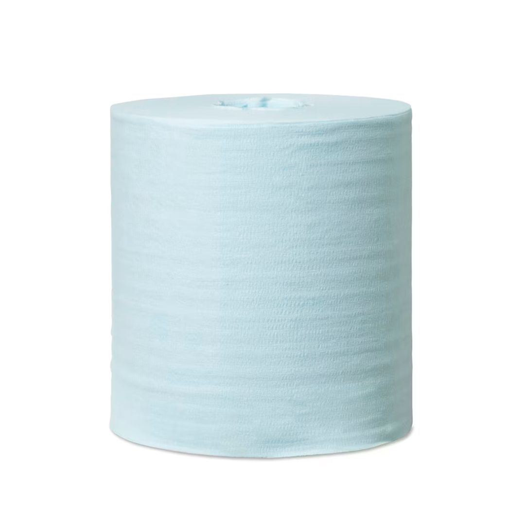 Безворсовый нетканый материал Tork, прочный и эластичный, длина 60 м, голубой, 4 рул/упак / Салфетки, полотенца, простыни №2
