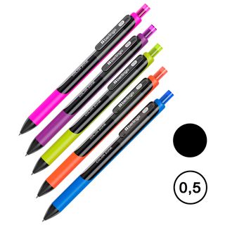 Автоматты гельді қалам Berlingo "Color Zone gel", 0,5 мм, қара, баға бір дана үшін / Автоматты емес гельді қаламдар