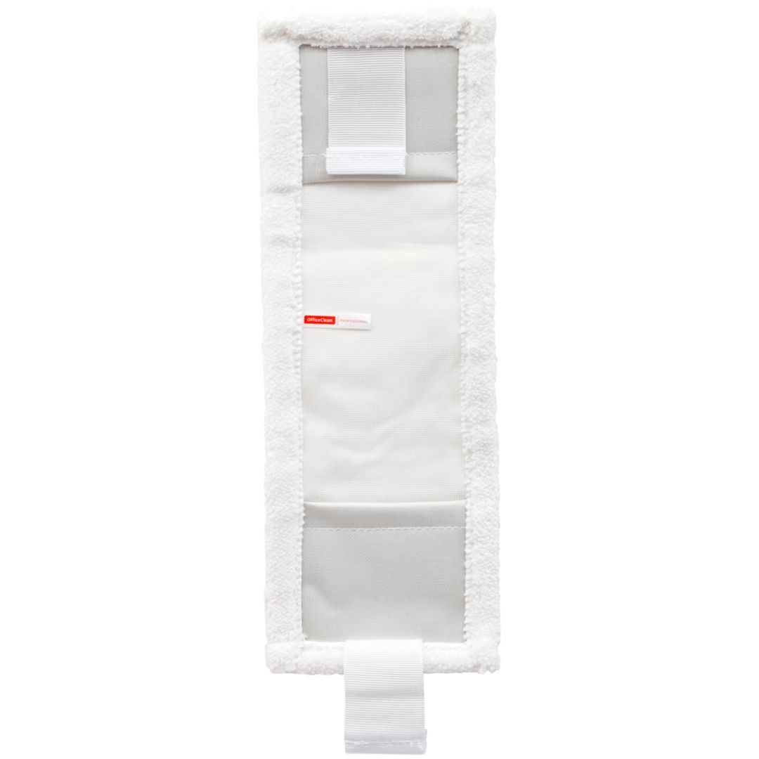 Запаска для швабры OfficeClean Professional, с карманами/ушами, микрофибра, размер 40*10 см / Швабры и комплекты №3