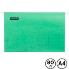 Ілмелі папка OfficeSpace "Foolscap", А4 пішімде, жасыл