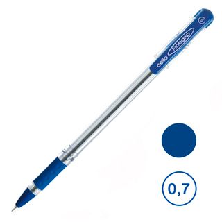 Шарлы қаламдар жинағы Cello "Finegrip", 0,7 мм, қаптамада 5 дана, көк / Шарлы қаламдар жинағы