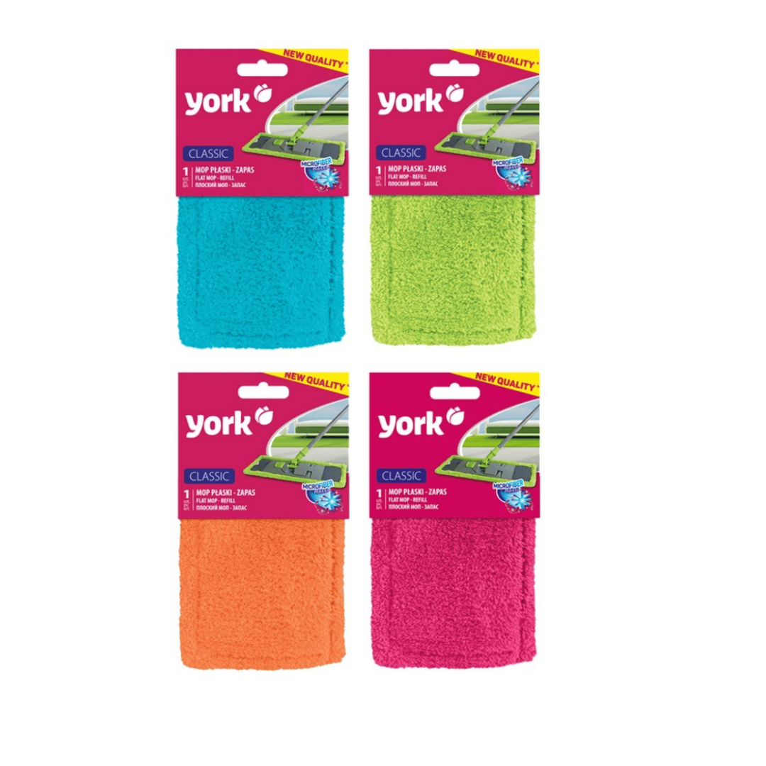 Запаска для швабры York "Classic", микрофибра, размер 388*90 мм, ассорти / Швабры и комплекты №2 oe.kz Запаска для швабры York "Classic", микрофибра, размер 388*90 мм, ассорти / Швабры и комплекты №2