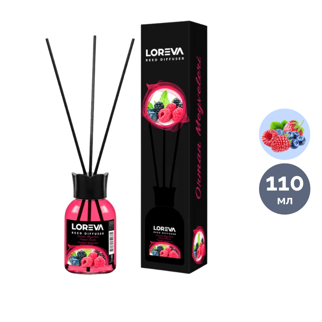 Хош иісті диффузор Loreva "Орман жидектері", 110 мл / Хош иісті диффузорлар oe.kz Хош иісті диффузор Loreva "Орман жидектері", 110 мл / Хош иісті диффузорлар