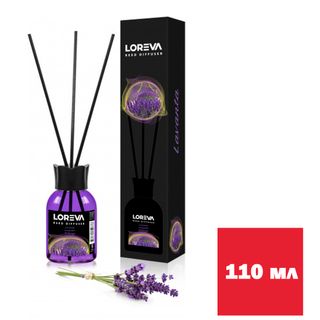 Хош иісті диффузор Loreva "Лаванда", 110 мл / Хош иісті диффузорлар