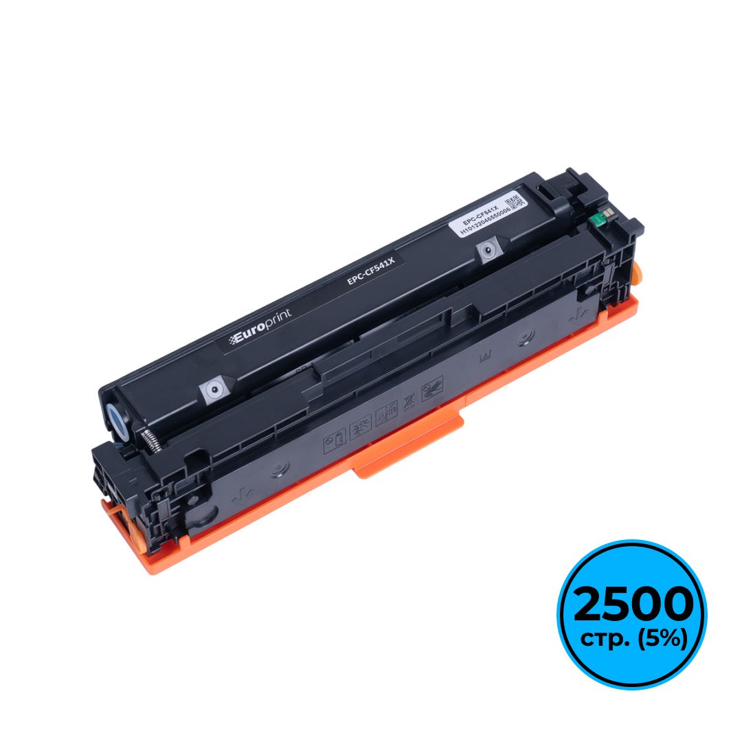Картридж совместимый HP CF541X для LJ Ultra M254nw/M254dw/M281fdn/M281fdw, голубой  / Картриджи  цветные