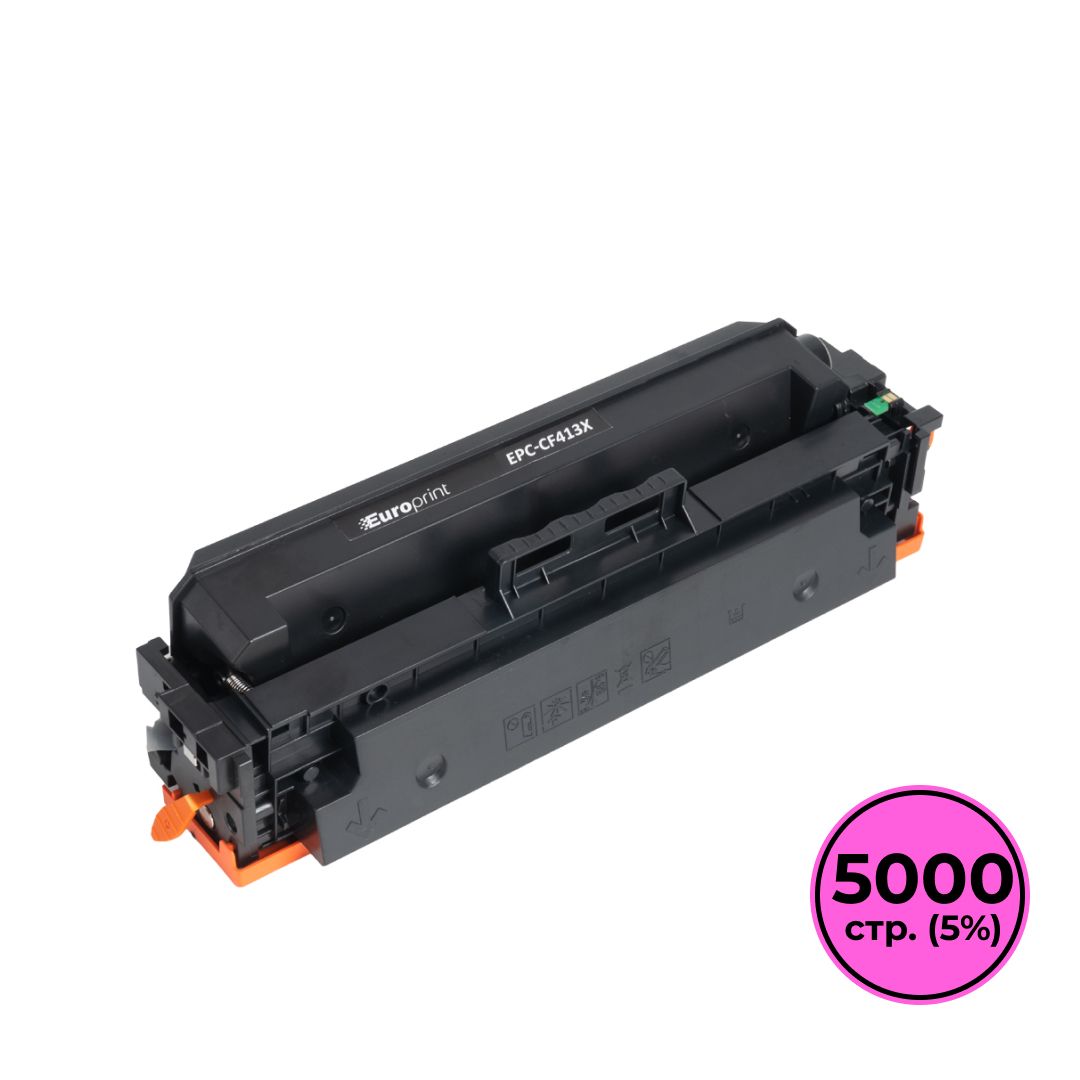 Картридж совместимый HP CF413X для LJ Pro M477fdn/M477fdw/M477fnw/M452dn/M452nw, пурпурный  / Картриджи  цветные