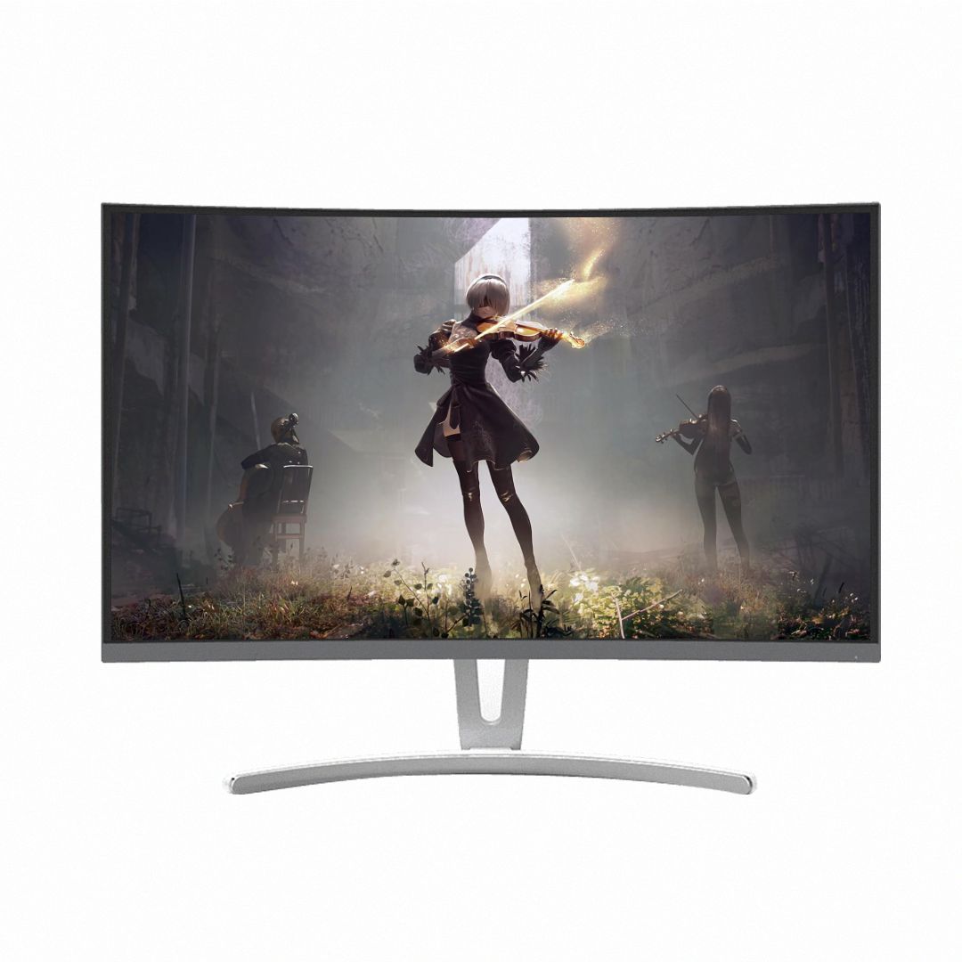 Монитор Gamemax GMX27C144, 27", изогнутый, 16:9, белый