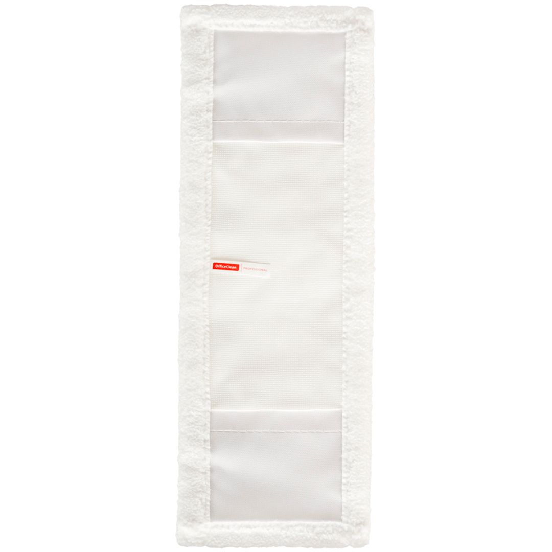 Запаска для швабры OfficeClean Professional, с карманами, плотная микрофибра, размер 40*10 см / Швабры и комплекты №3