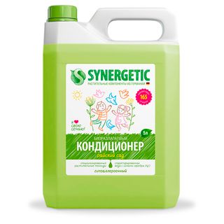 Киімдерге арналған кондиционер Synergetic "Жұмақтай бақ", биоыдырайтын, 5000 мл / Киімге арналған кондиционерлер