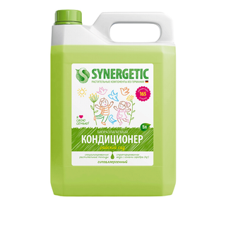 Кондиционер для белья Synergetic "Райский сад", биоразлагаемый, 5000 мл / Кондиционеры для белья