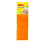 Запаска для швабры OfficeClean Professional, с карманами, микрофибра, размер 40*10 см, оранжевая
