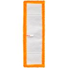 Запаска для швабры OfficeClean Professional, с карманами, микрофибра, размер 40*10 см, оранжевая