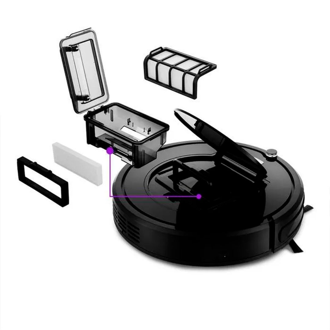 Робот-пылесос Kitfort KT-568, 25 Вт, 330 мл, черный / Оборудование для уборки №4 oe.kz Робот-пылесос Kitfort KT-568, 25 Вт, 330 мл, черный / Оборудование для уборки №4