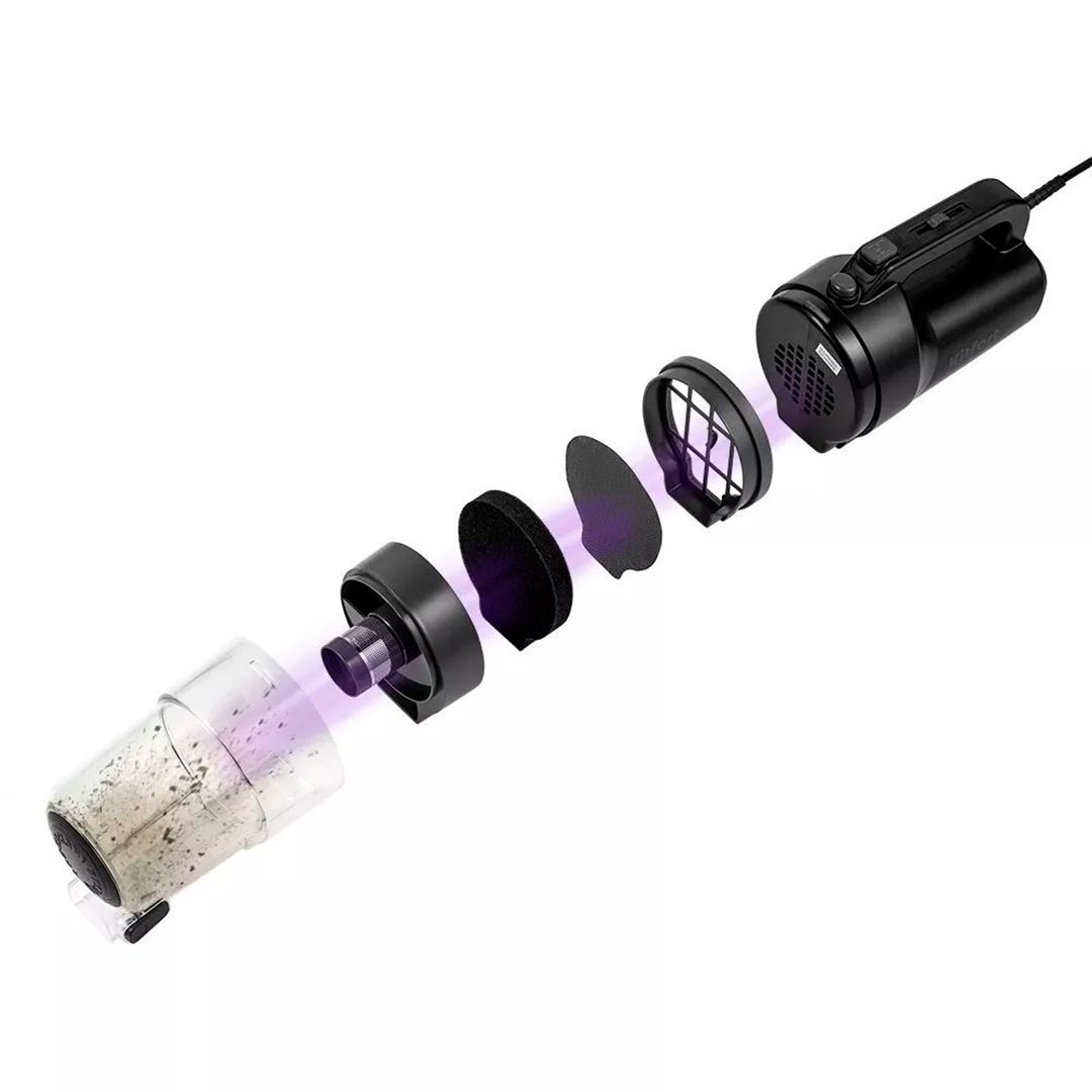 Пылесос вертикальный Kitfort KT-5142, 400 Вт, 400 мл, проводной, черный / Оборудование для уборки №2