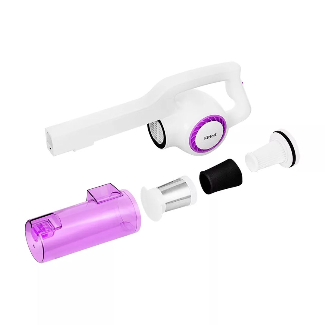 Пылесос вертикальный Kitfort KT-5105-1, 600 Вт, 900 мл, проводной, фиолетовый/белый / Оборудование для уборки №3 oe.kz Пылесос вертикальный Kitfort KT-5105-1, 600 Вт, 900 мл, проводной, фиолетовый/белый / Оборудование для уборки №3
