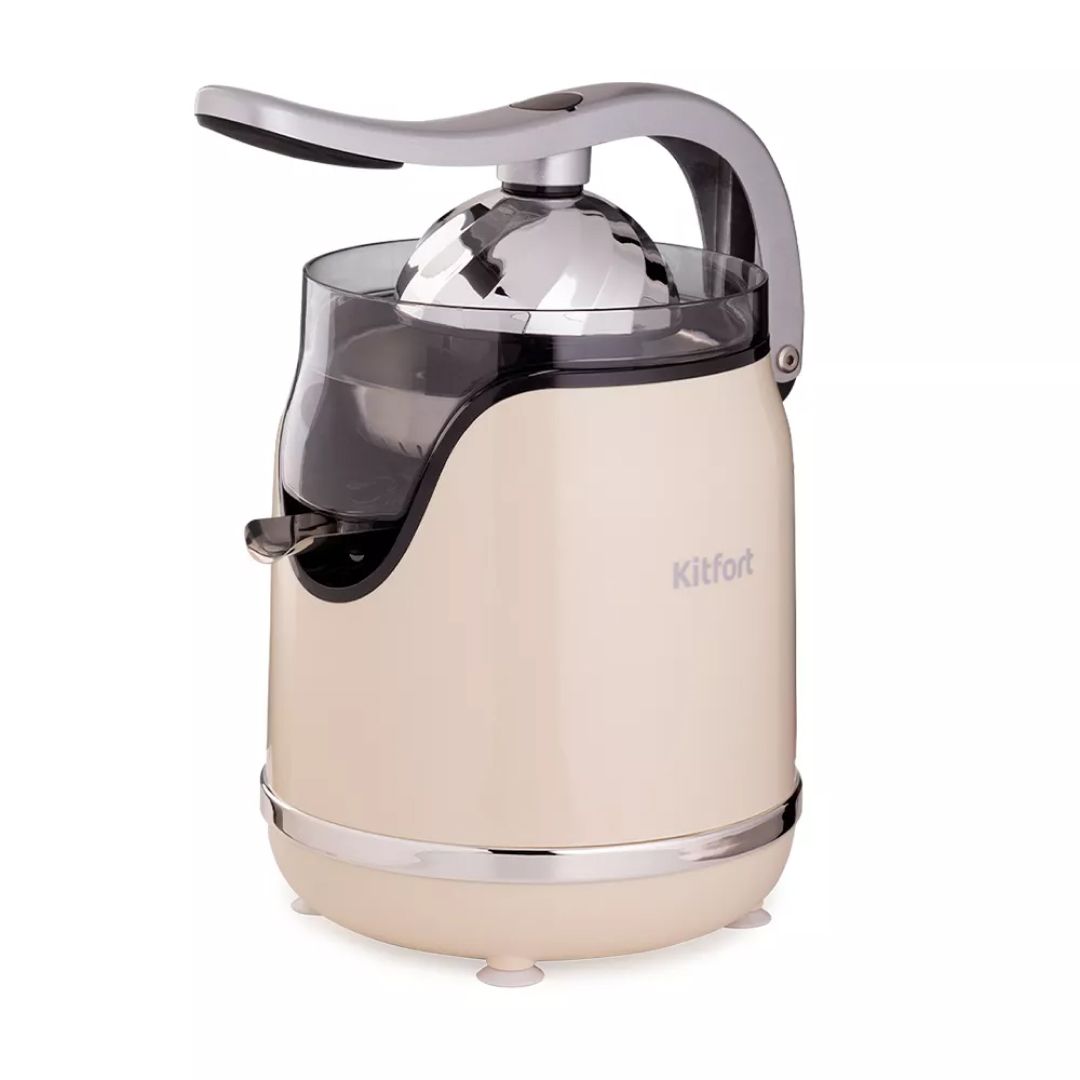 Соковыжималка для цитрусовых Kitfort KT-1131-1, 160 Вт, пластик, бежевая / Прочая кухонная техника