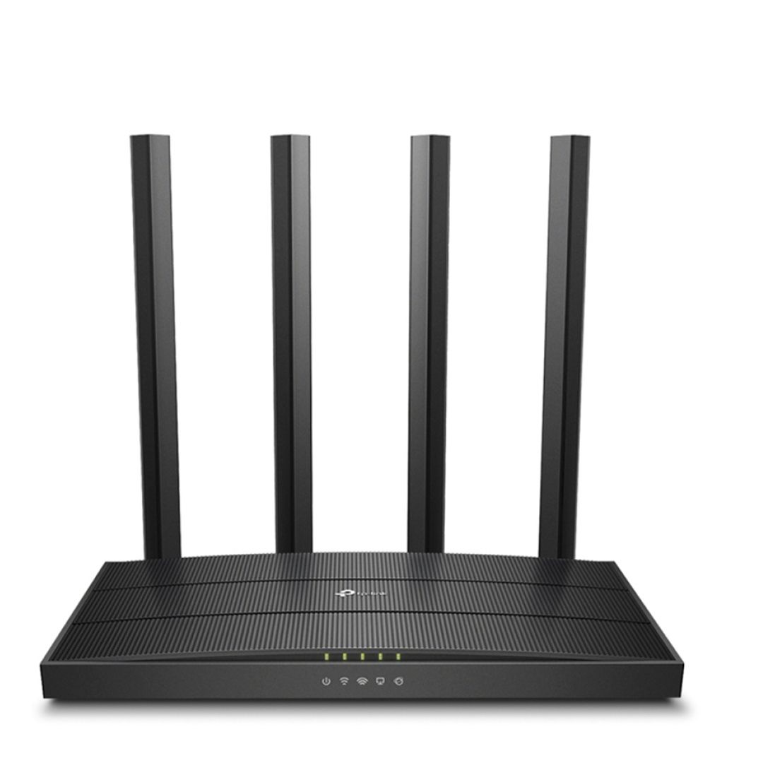 Маршрутизатор TP-Link Archer C6, 1 WAN порт + 4 LAN порта, черный