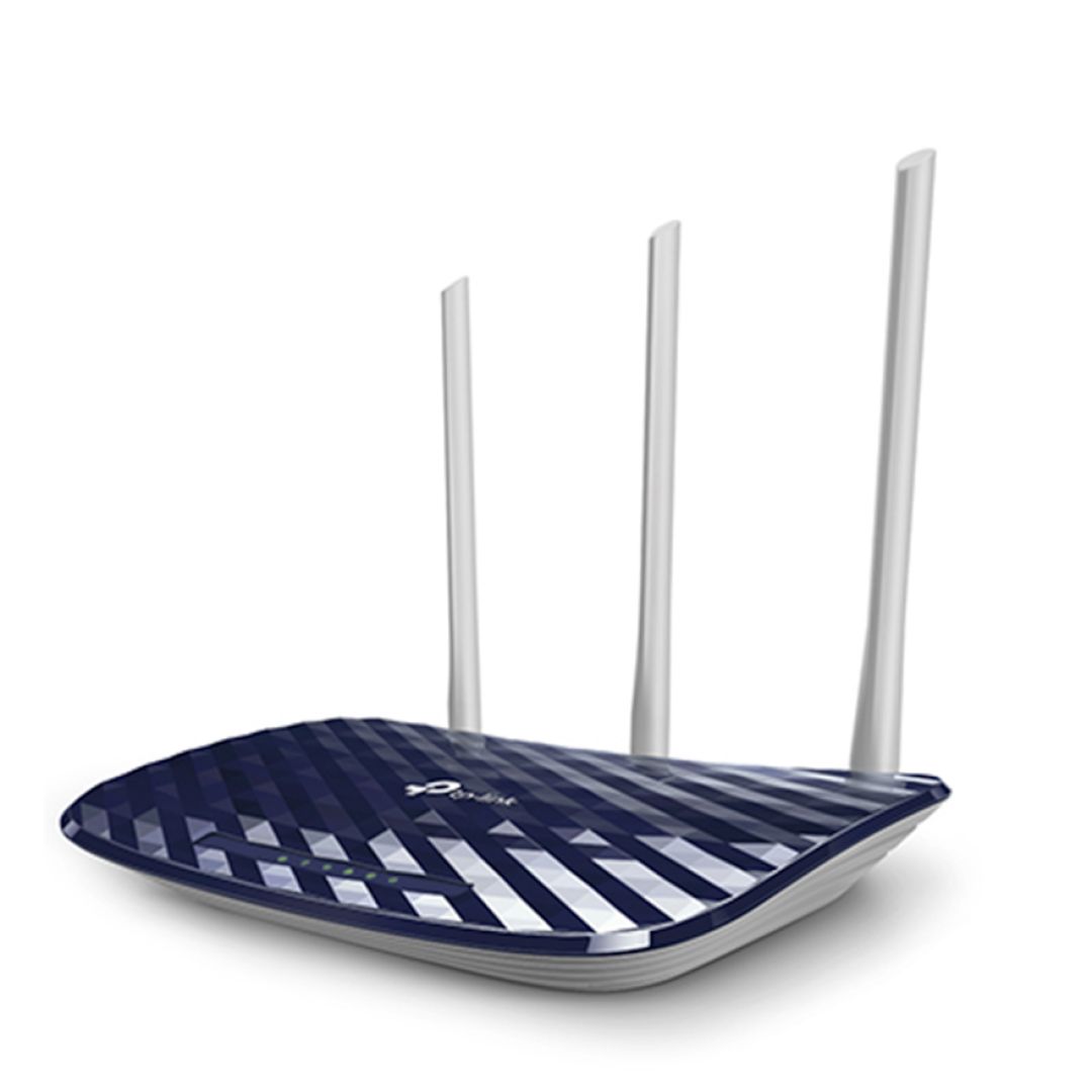 Маршрутизатор TP-Link Archer C20, 1 WAN порт + 4 LAN порта, синий