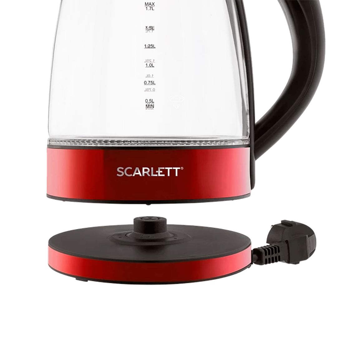 Электрический чайник Scarlett SC-EK27G99, 1,7 л, красный / Чайники	 №5