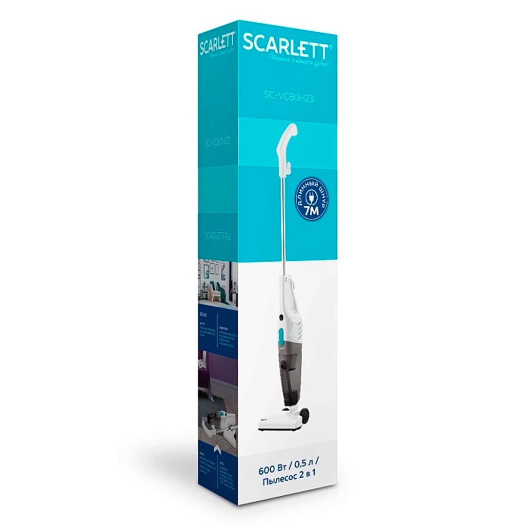 Проводной вертикальный пылесос Scarlett SC-VC80H23, белый / Оборудование для уборки №4