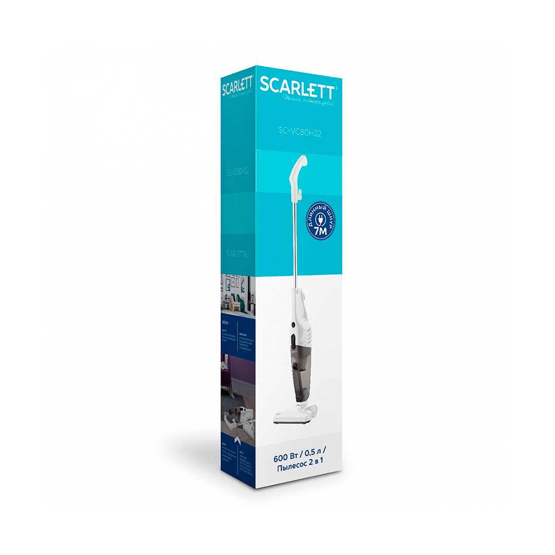 Проводной вертикальный пылесос Scarlett SC-VC80H22, белый / Оборудование для уборки №3