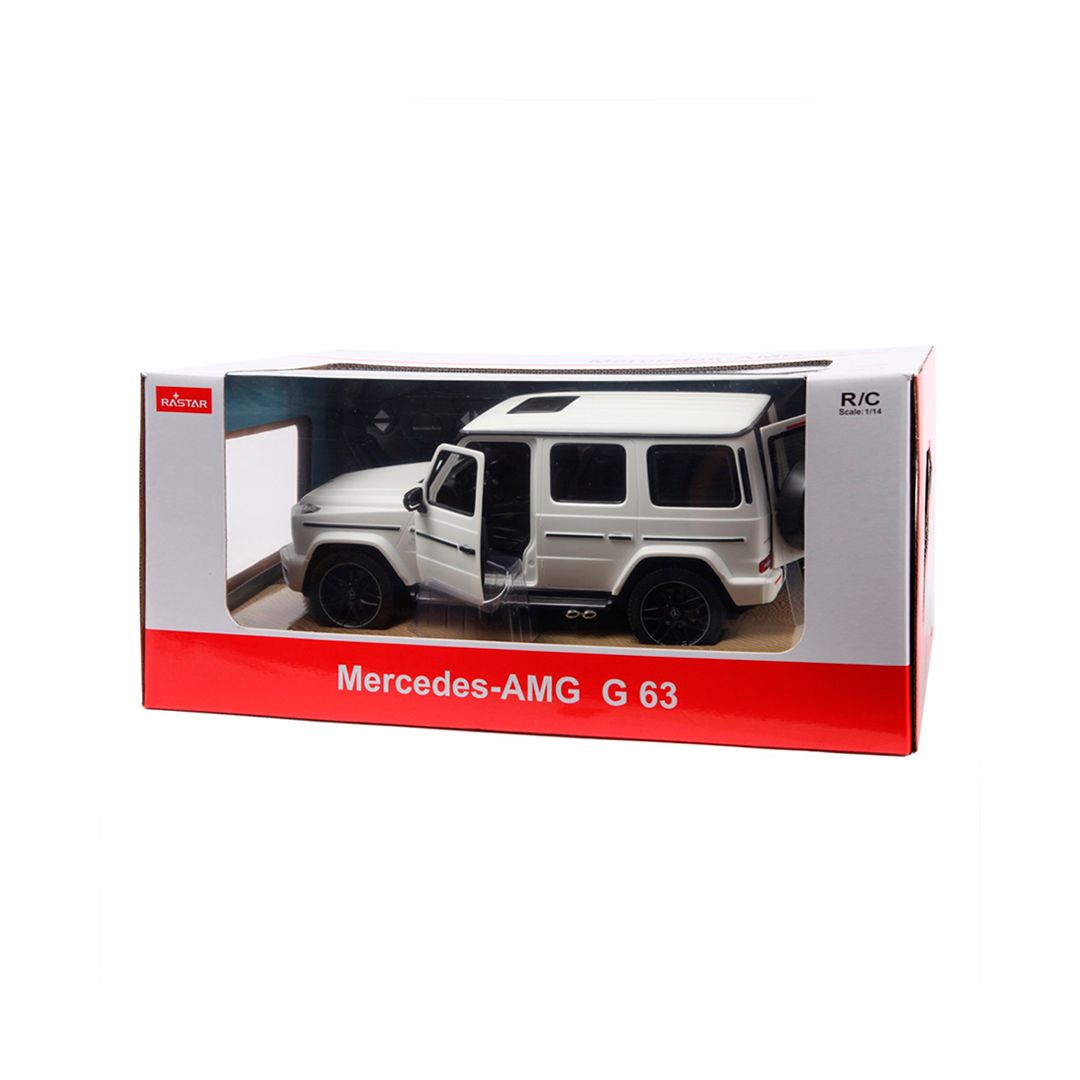 Радиоуправляемая машинка Rastar "Mercedes-Benz G63 Geländewagen 95700W", 1:14, белая / Подарки и сувениры №3