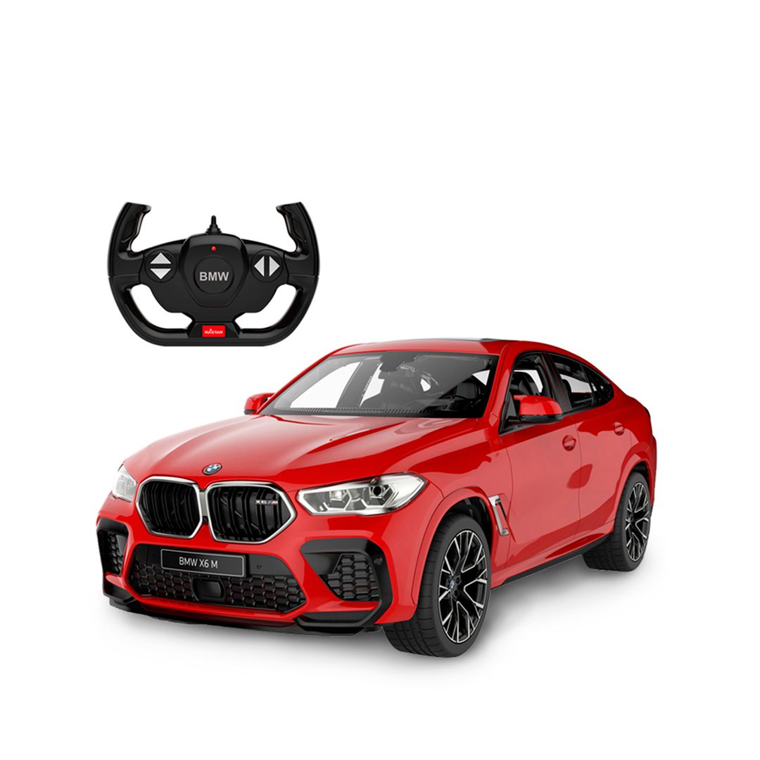 Радиоуправляемая машинка Rastar "BMW X6 M 99200R", 1:14, красная / Подарки и сувениры
