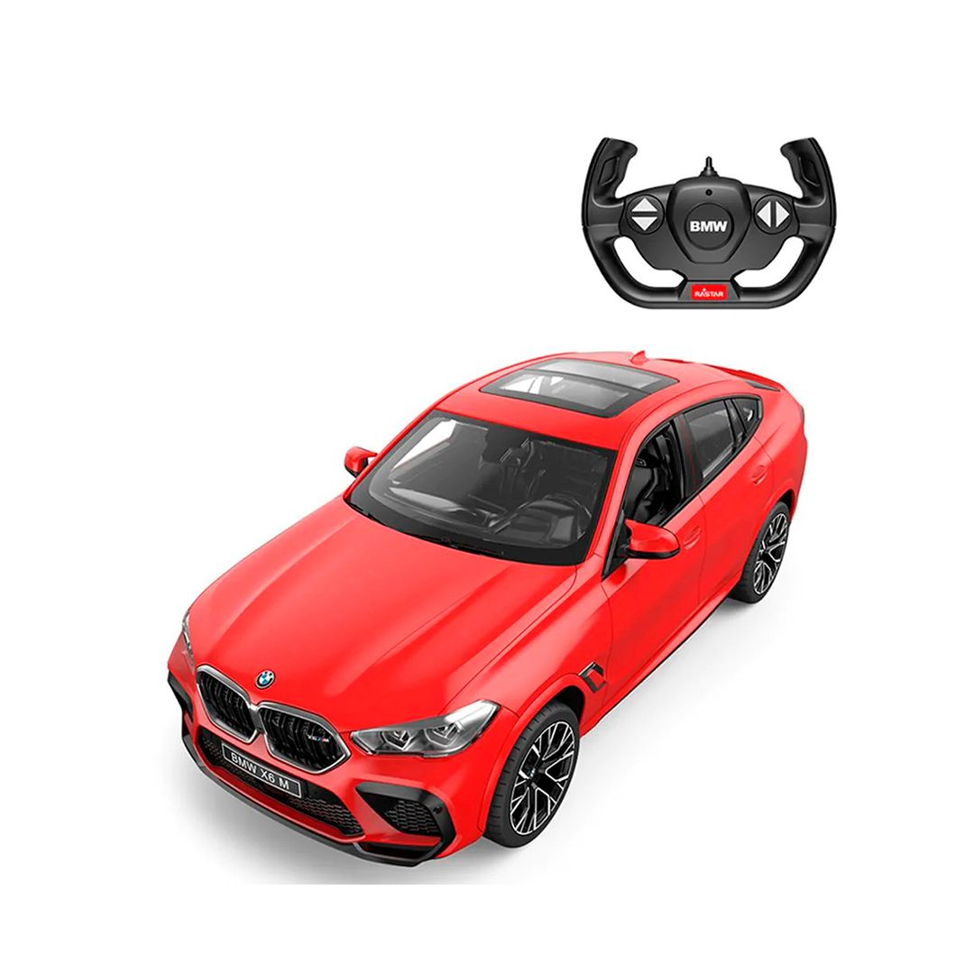 Радиоуправляемая машинка Rastar "BMW X6 M 99200R", 1:14, красная / Подарки и сувениры №2