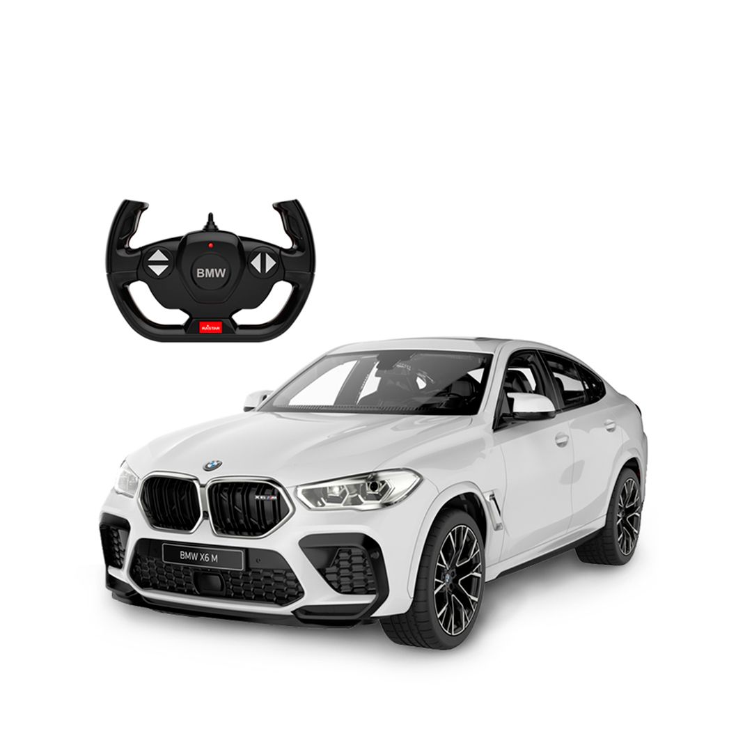 Радиоуправляемая машинка Rastar "BMW X6 M 99200W", 1:14, белая / Машинки