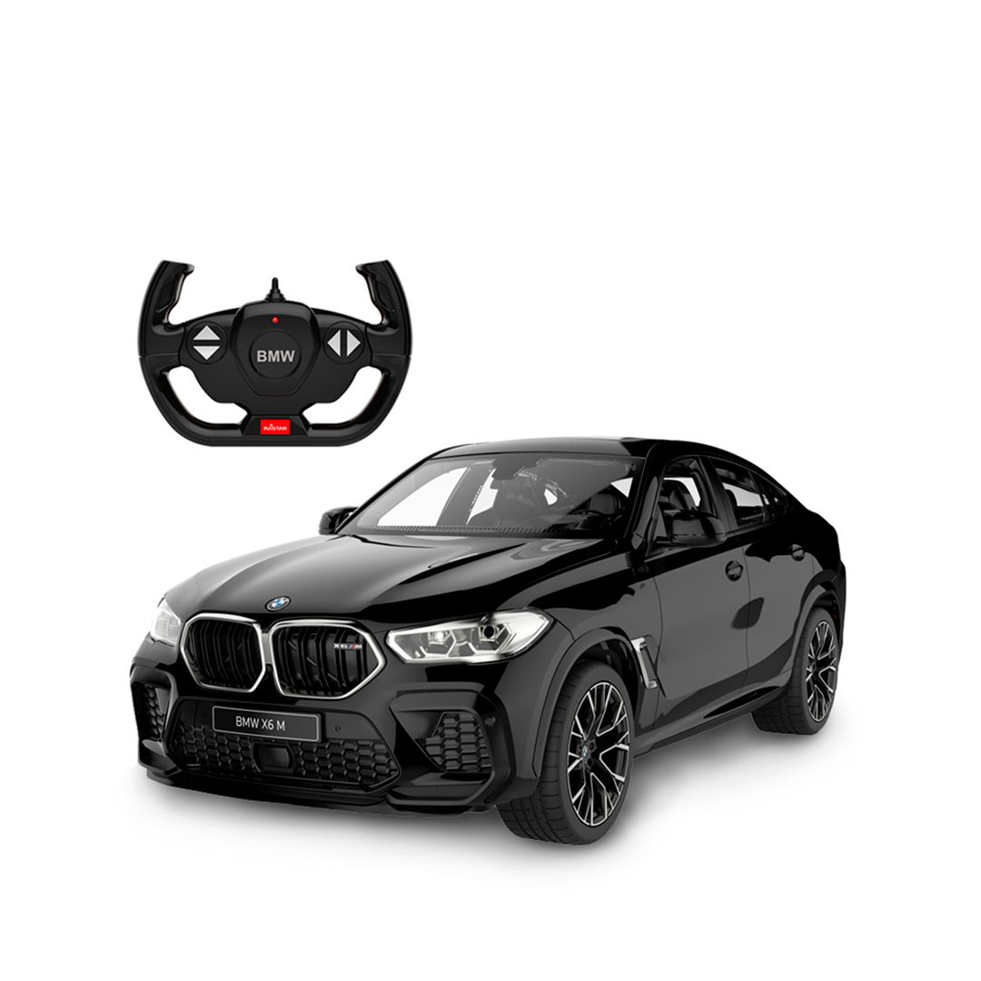 Радиоуправляемая машинка Rastar "BMW X6 M 99200B", 1:14, черная / Подарки и сувениры
