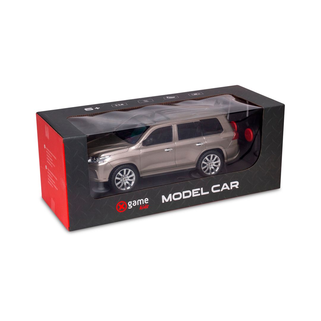 Радиоуправляемая машинка X-Game 55120G, 1:14, золотистая / Подарки и сувениры №3