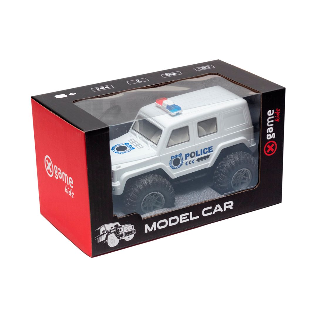 Радиоуправляемая машинка X-Game 68600PW, 1:24, белая / Подарки и сувениры №3