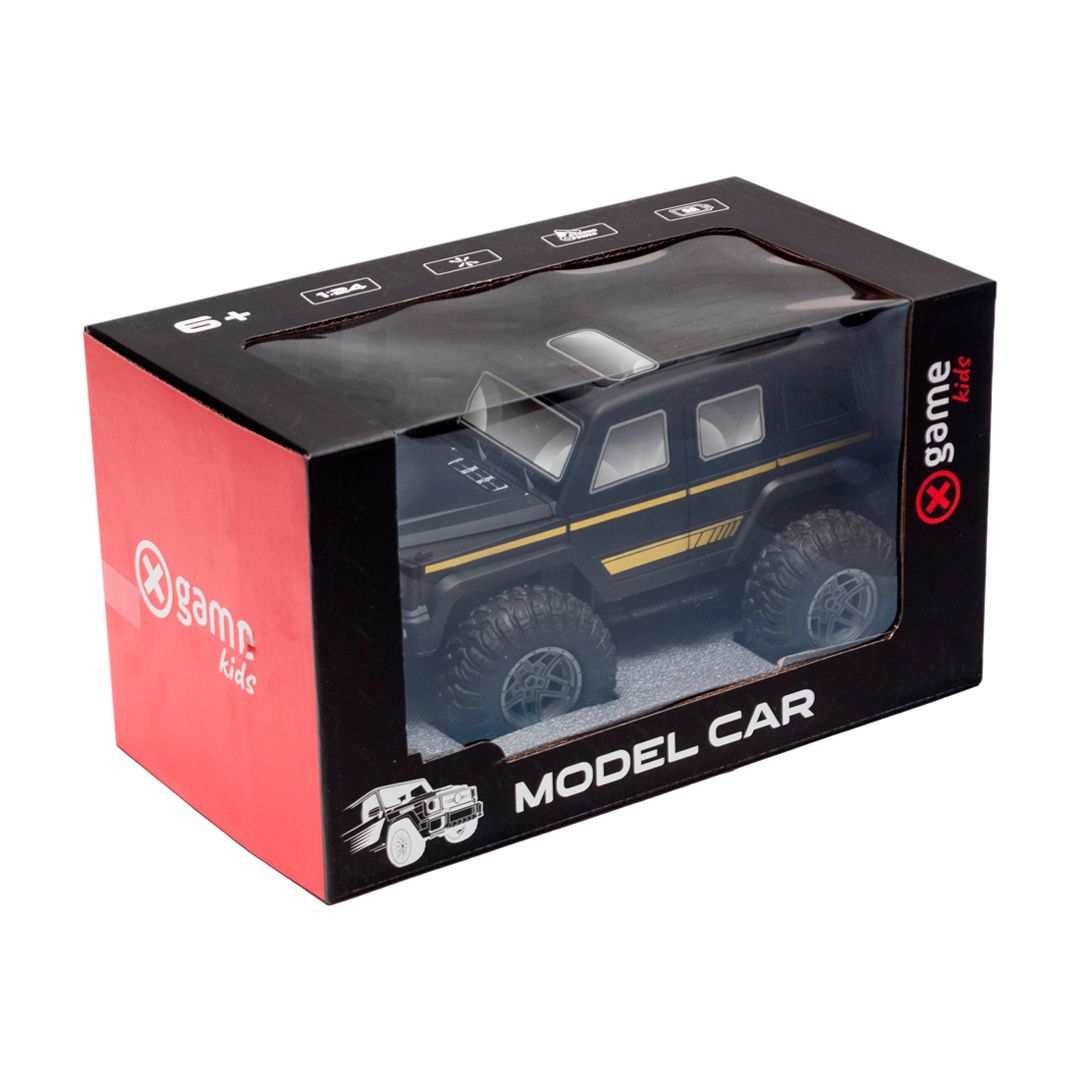 Радиоуправляемая машинка X-Game 68600B, 1:24, черная / Подарки и сувениры №3