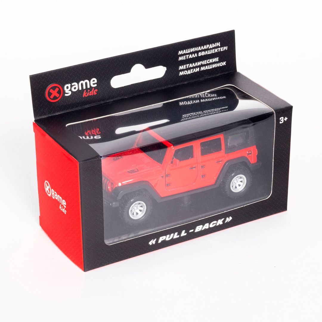Металлическая машинка X-Game 53200R, 1:32, 12,1 см, красная / Подарки и сувениры №3
