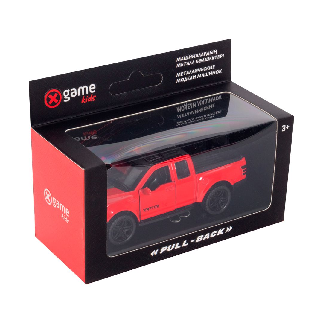 Металлическая машинка X-Game 61150R, 1:32, 12,1 см, красная / Подарки и сувениры №3