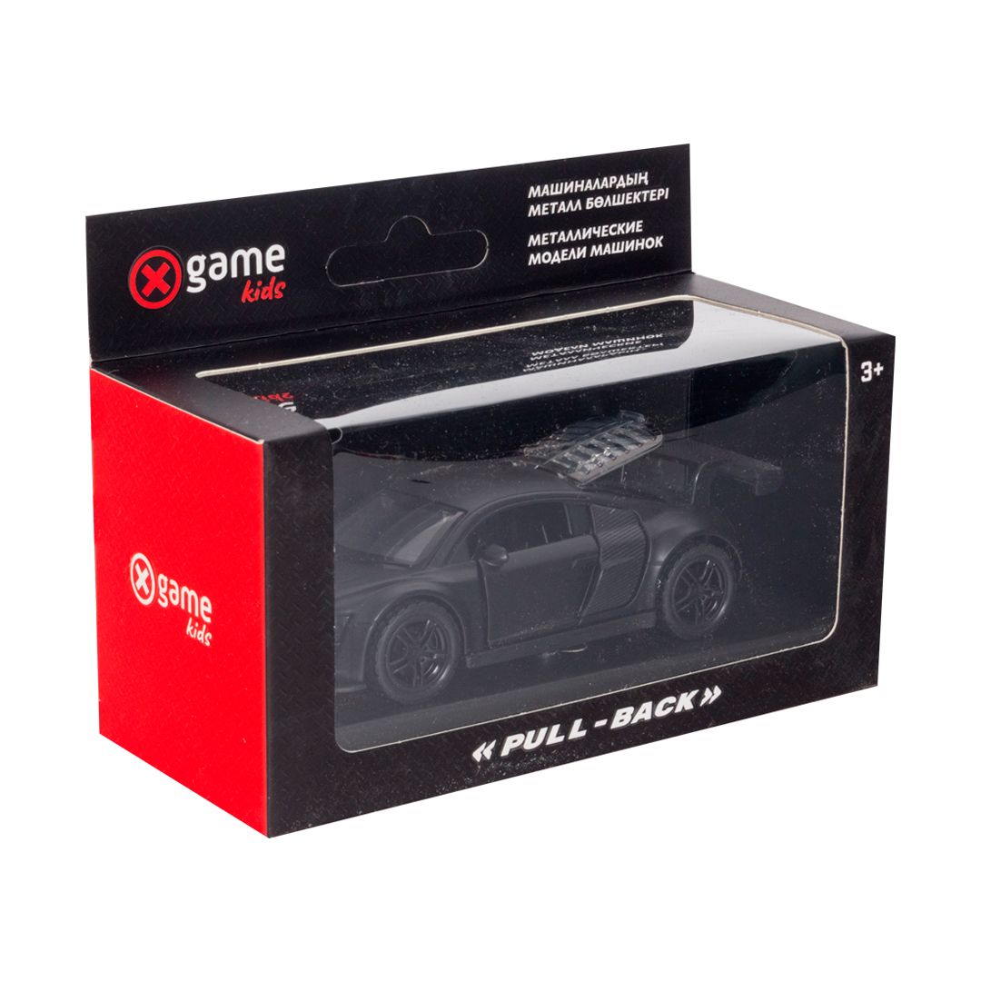 Металлическая машинка X-Game 44980B, 1:32, 12,1 см, черная / Подарки и сувениры №3