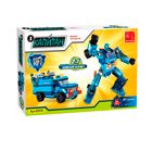 Игровой конструктор Keyixing 25510 "Роботы. Фургон специалистов", 201 деталь