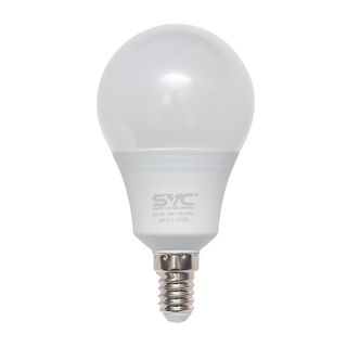 Лампа светодиодная SVC G45-9W-E14-6500K, 9 Вт, 6500К, холодный белый свет, E14, форма шар / Лампы светодиодные