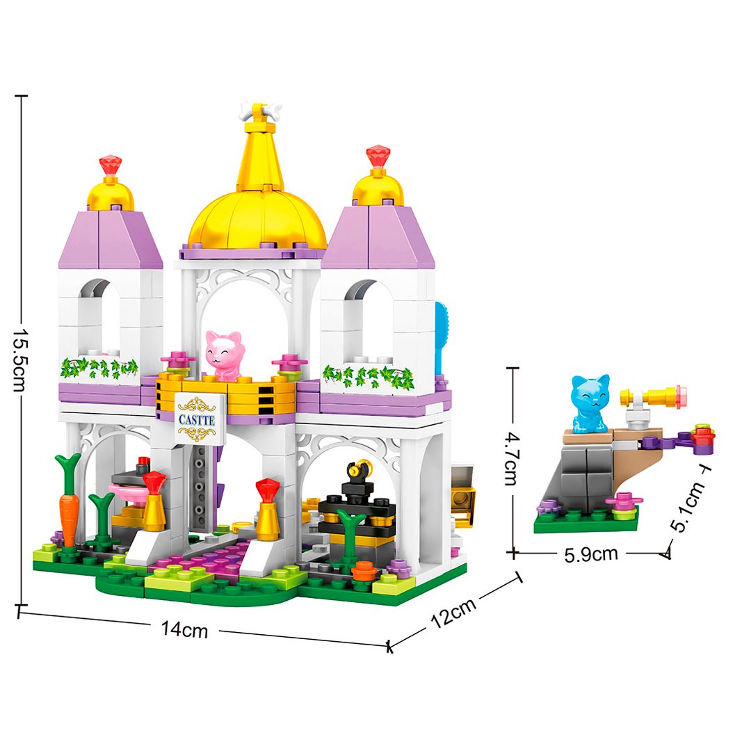 Игровой конструктор Keyixing 24511 "Мир Чудес. Замок фей", 233 деталей
