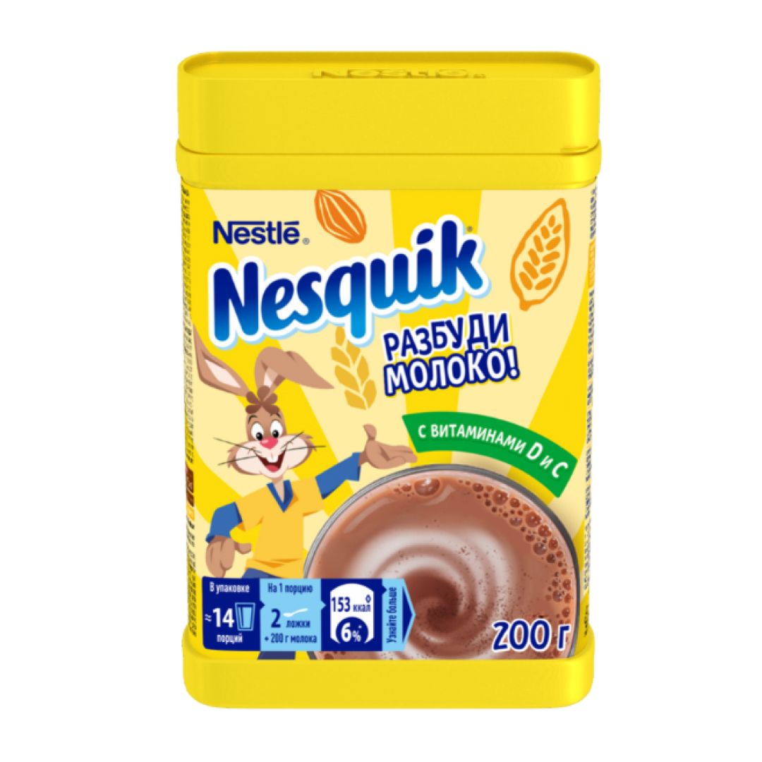 Какао "Nesquik Plus", 200 гр / Кофе растворимый