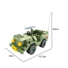 Игровой конструктор Keyixing 22404 "Армия. Военный внедорожник", 108 деталей